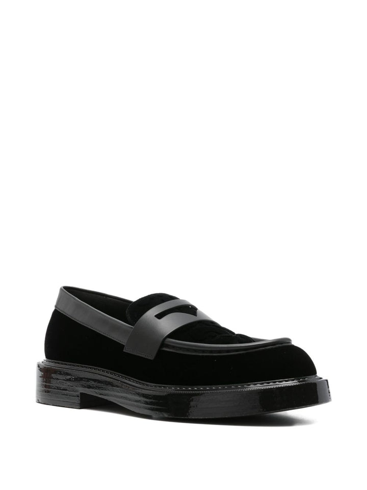 Emporio Armani Flat shoes - Blacks and greys | 8e5e7d6ad472dfe8526a6d6b17d50c27a74b9755