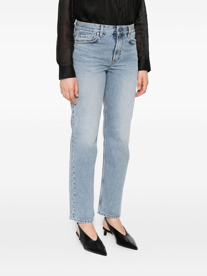 Toteme Pre Jeans - Blue and green | 495120d8a71e281ad3f7d092741191ebdb64814a