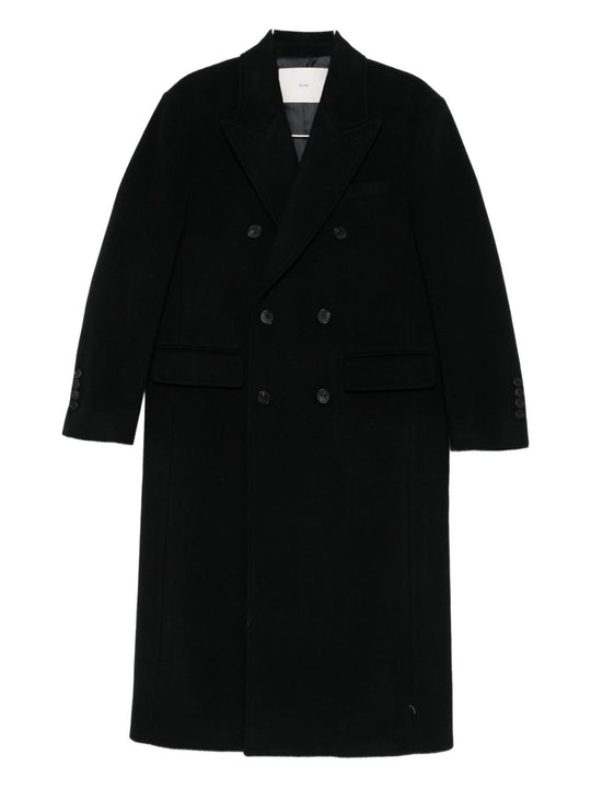 Wool Double-Breasted Coat