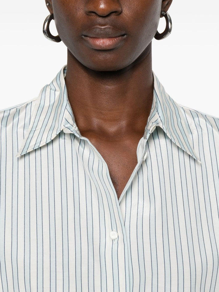 Forte Forte Shirts - Blue and green | 4aa3183efb6706eee01313ba5da7c2f7a03b3253