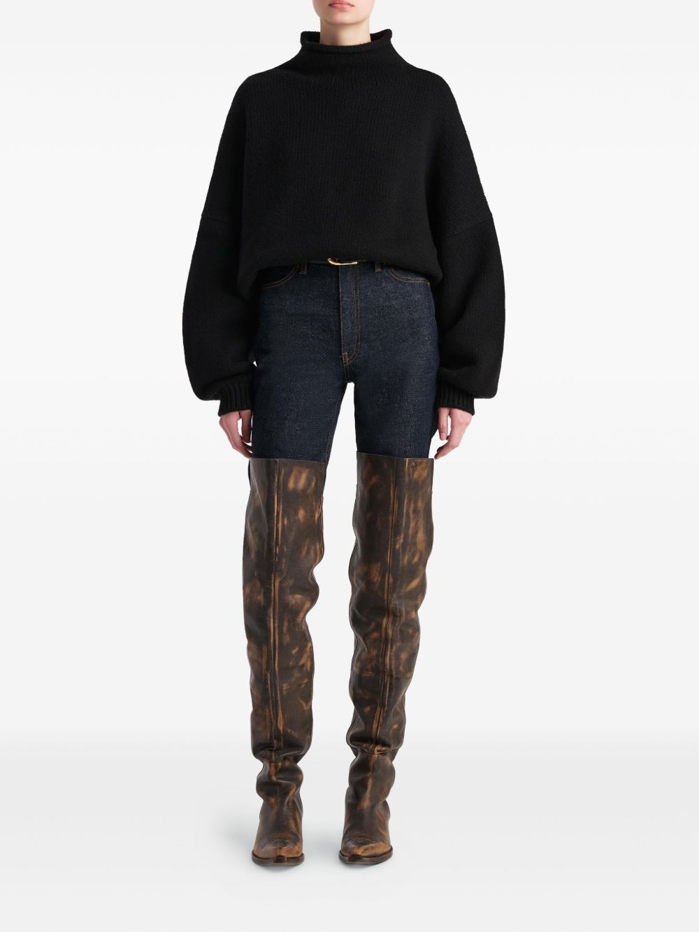 Khaite Sweaters - Blacks and greys | 40082f61e15b26f6e9b2ccb9260d4d478eea681f