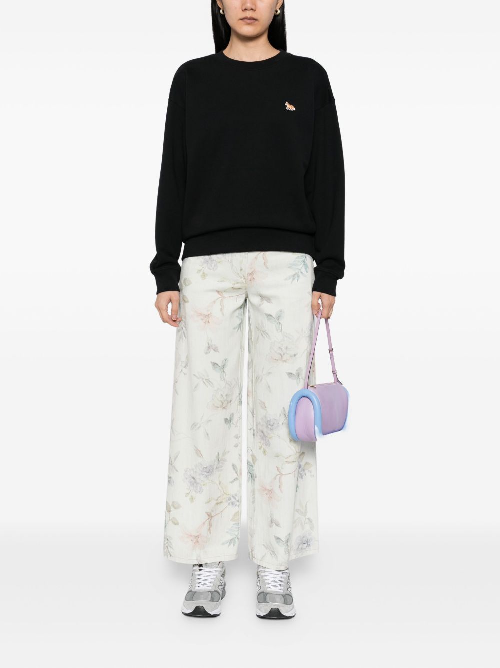 Maison Kitsune' Sweaters - Blacks and greys | 5bd2e0d93df4aaf9a00fe7c7cef3ac3253e4dbb2