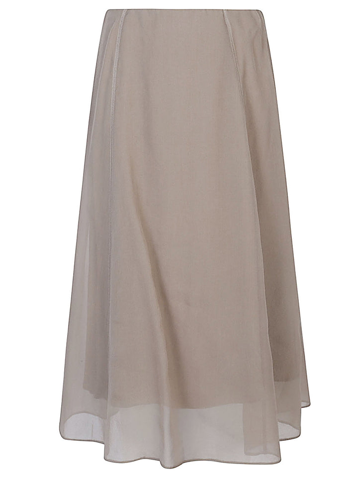 Brunello Cucinelli Skirts - Marrone | 82149057c3c6afdafcdc5181a781abc7bf371036