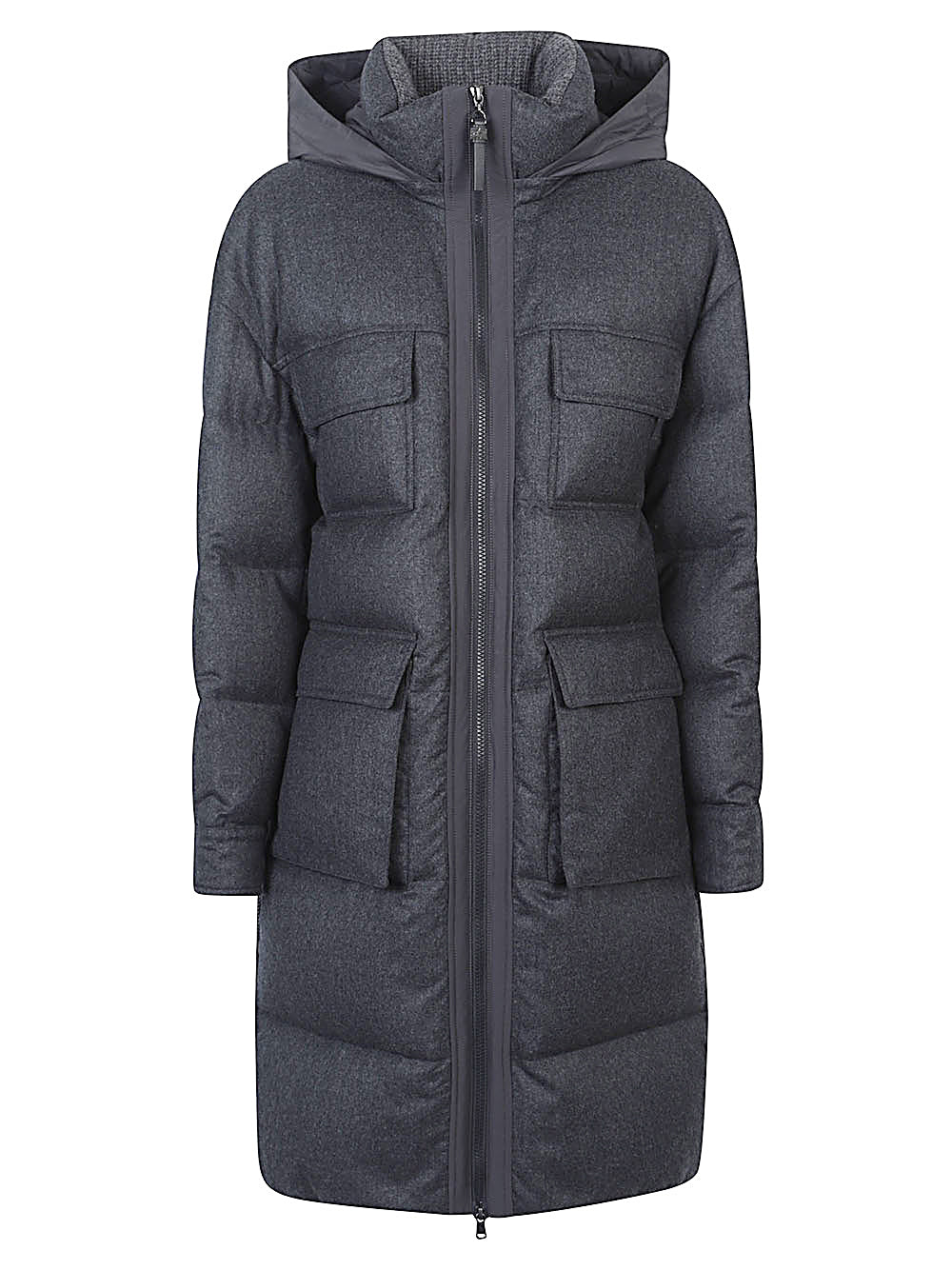 Brunello Cucinelli Coats - Blacks and greys | baeb8d4043d249a6b771babbc2ccbf3a00b8f912