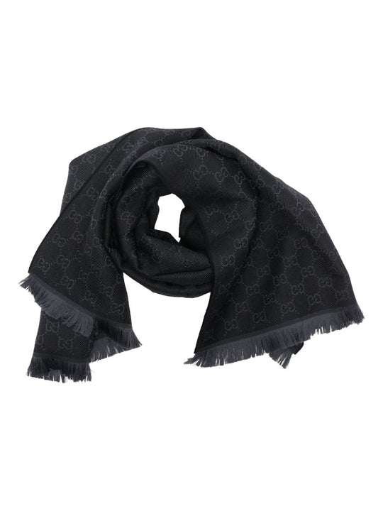 Gg Wool Scarf