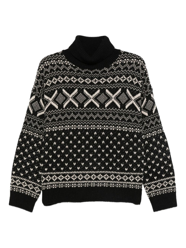 Semicouture Sweaters - Blacks and greys | 4c76b3e0cd8f6a67e76a17b4ca7dde7ea4536797