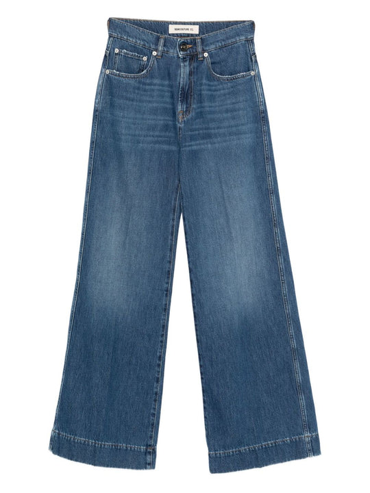 Hayley Wide-Leg Denim Jeans