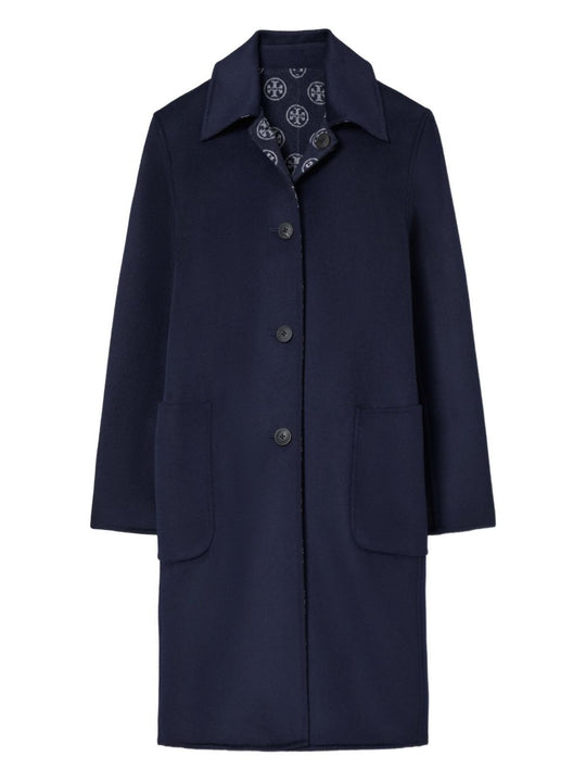 Wool Jacquard Coat