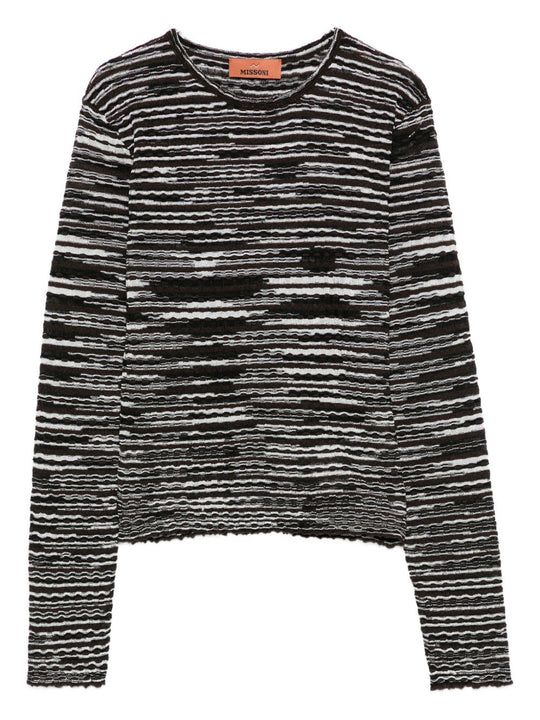 Wool Blend Crewneck Sweater