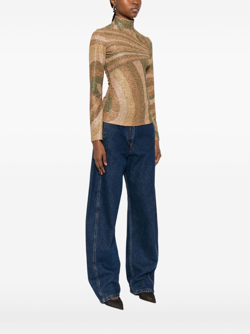 Pucci Top - Marrone | 3ce535beba3506237fb8c28d36d750f057229160