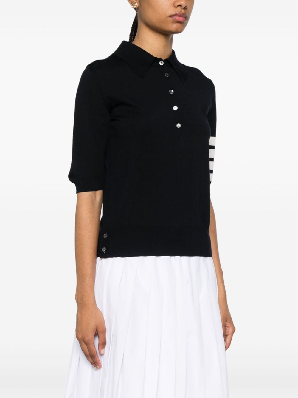 Thom Browne T-shirts and Polos - Blue and green | a7ed470d32a79ef820c11183e115d51ea0be0a4e