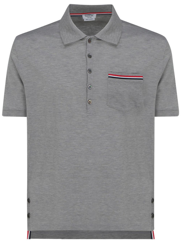 Thom Browne T-shirts and Polos - Blacks and greys | 260cec96f0042df092fae189b802a226db1bffc4