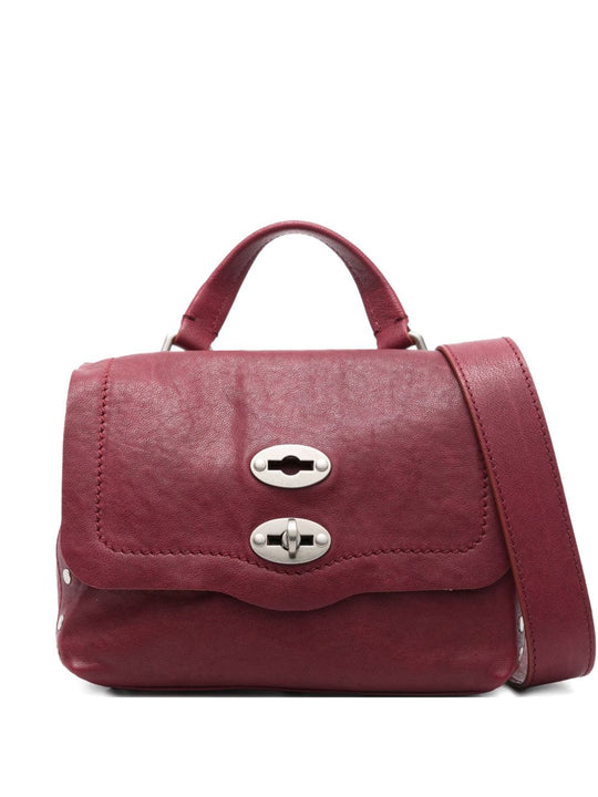 Postina Tabacco Baby Leather Handbag