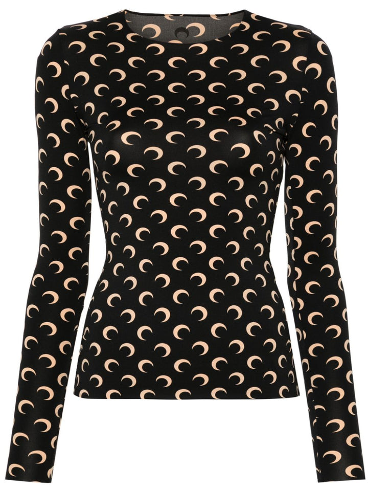 Marine Serre Top - Blacks and greys | 04936113935608552c154973721e71f68e8ec1d4