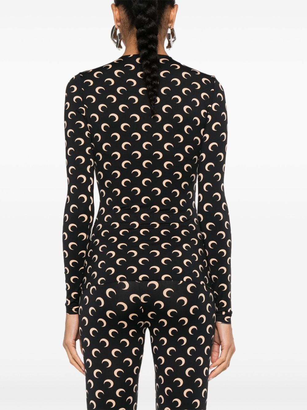 Marine Serre Top - Blacks and greys | 62d969ac9c4343031427247cf9391575e915a7ec