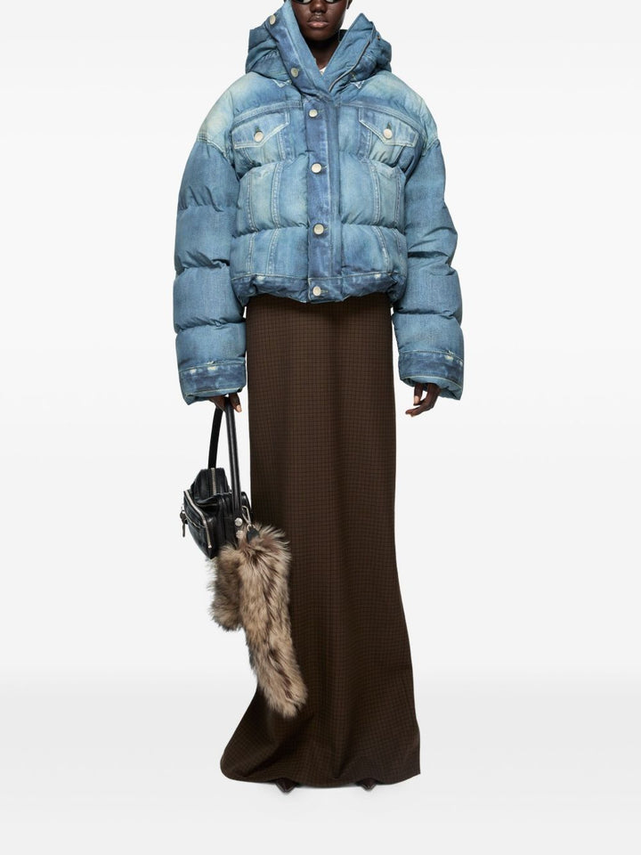 Acne Studios Coats - Blue and green | 570f97ed2e77ef76ac0fe58fd013a650c892ef28