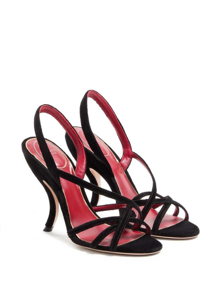 Valentino Garavani Sandals - Blacks and greys | 95e488f07fe3e56357c8e656abc8db5f2f8e2af4