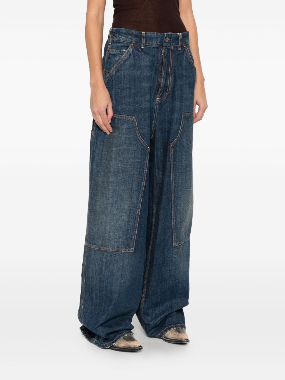 Maison Margiela Jeans - Blue and green | 4d6b905fcbd867f186e0793e8a999b541d8222d2