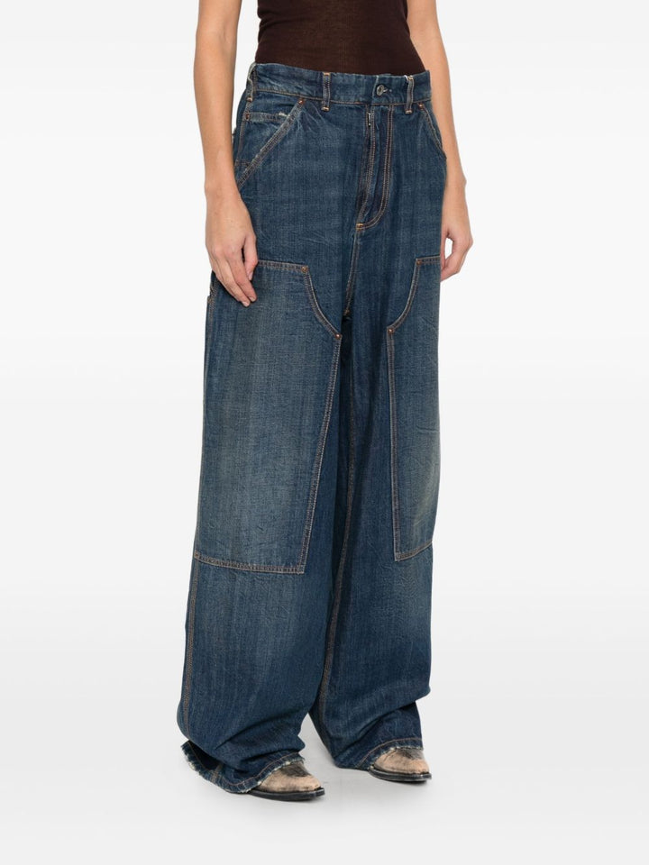 Maison Margiela Jeans - Blue and green | 4d6b905fcbd867f186e0793e8a999b541d8222d2