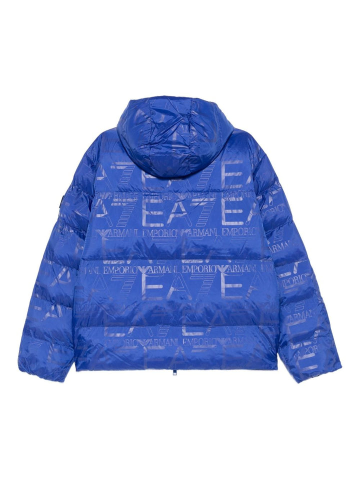 Ea7 Coats - Blue and green | 880704c90900278fdd82bbf805d251d6c9c9bdc4