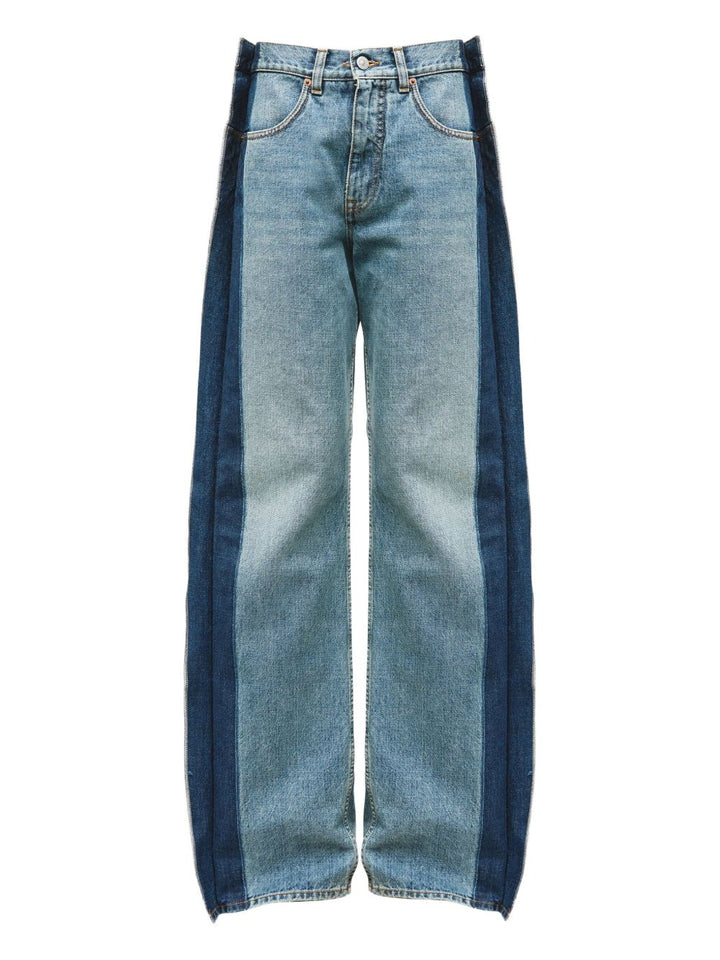 Mm6 Maison Margiela Jeans - Blue and green | af66a3146364f5193e9b7afa4a88e03f6f2f92e7