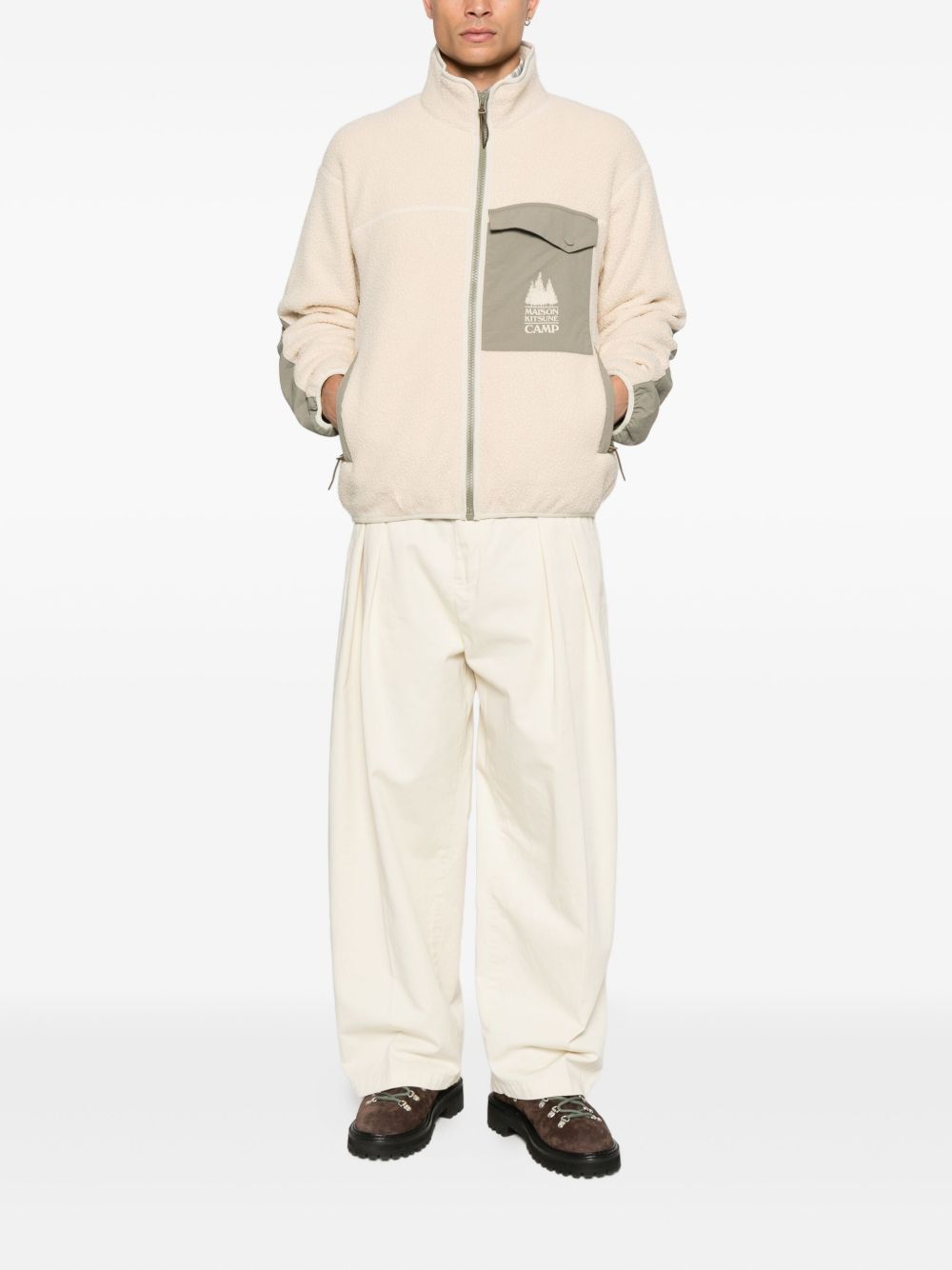 Maison Kitsune' Coats - Light and natural | 508b0ef305141f5546f4271297fbfb4b427a3fca