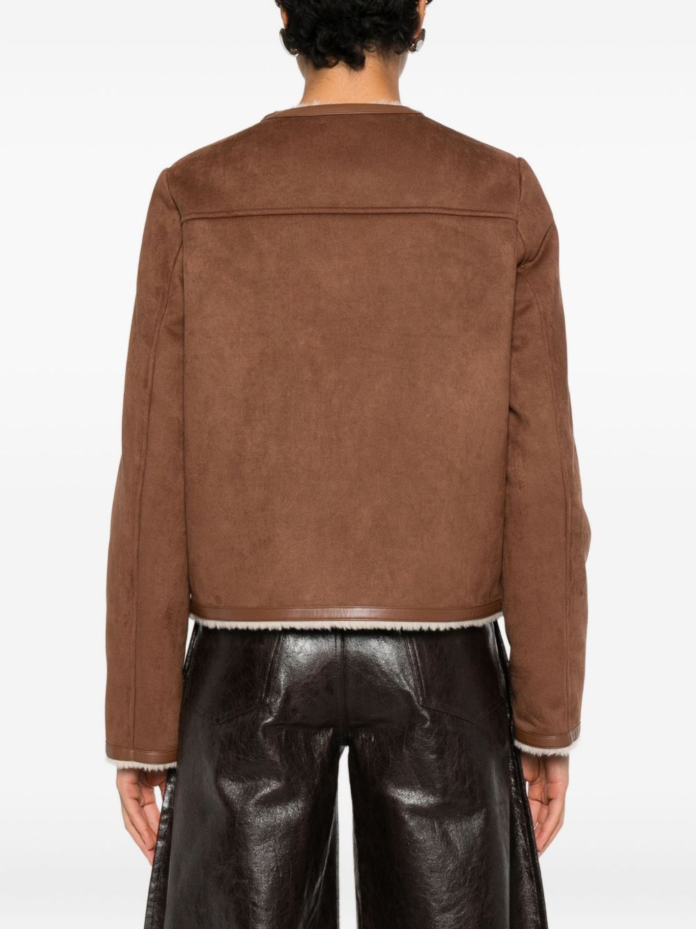 Semicouture Jackets - Marrone | f755eb922ff4f59202440eb3affc19e5fc9f8ca3