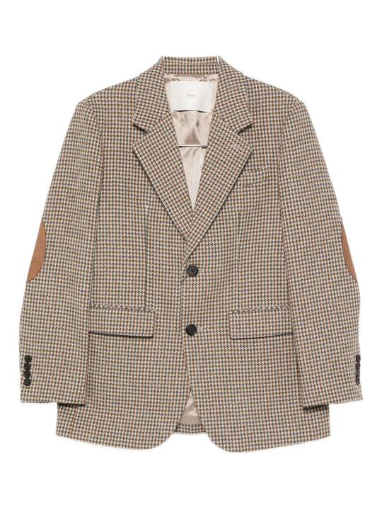 Wool Single-Breasted Blazer Jacket