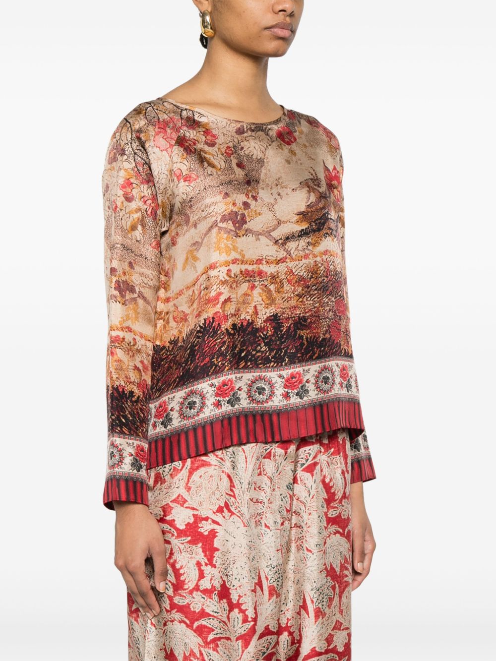 Pierre Louis Mascia Top - Marrone | 42310d69ffeb790ea39079393c7ba70bbd4f551e