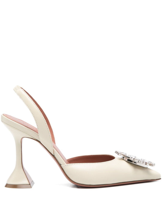 Begum Leather Slingback Pumps
