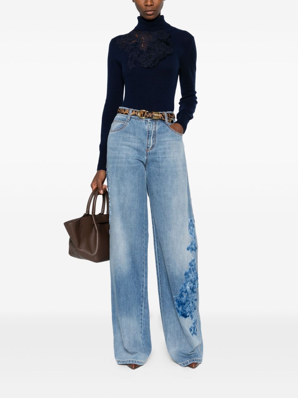 Ermanno Scervino Sweaters - Blue and green | a84d4e26eb98207986744657ff802ae44ee688e6