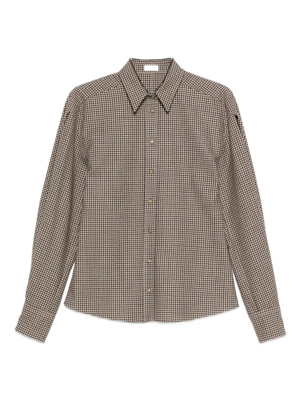 Brunello Cucinelli Shirts - Marrone | f75c7aed9a9b3f1ac2991b37b14eb6cb092ce671