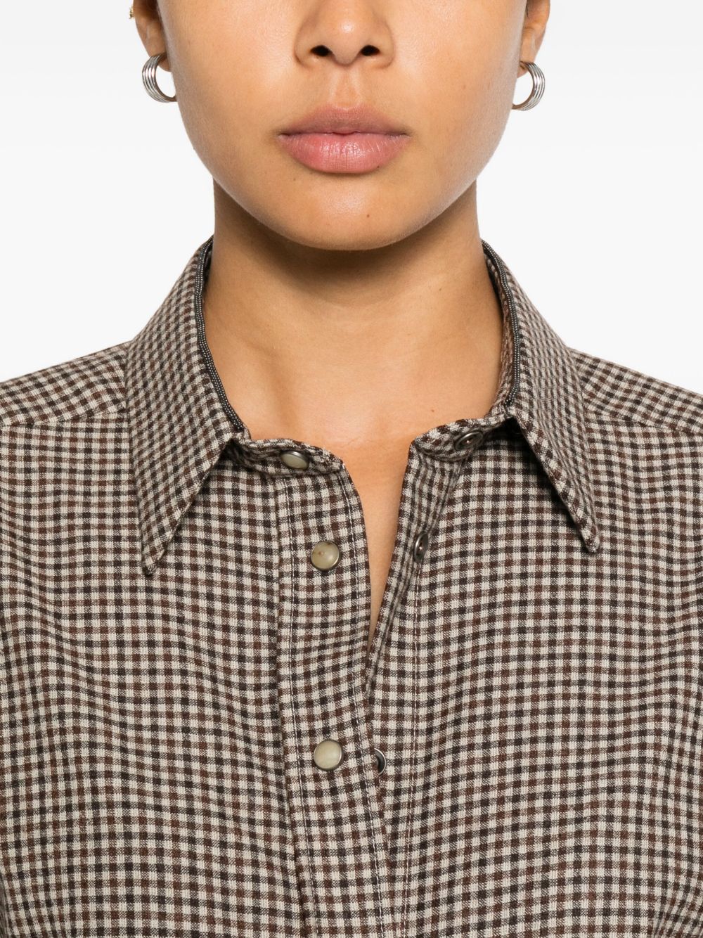 Brunello Cucinelli Shirts - Marrone | 63ab8c44371d64da30e4b952008fd1845d51fc17