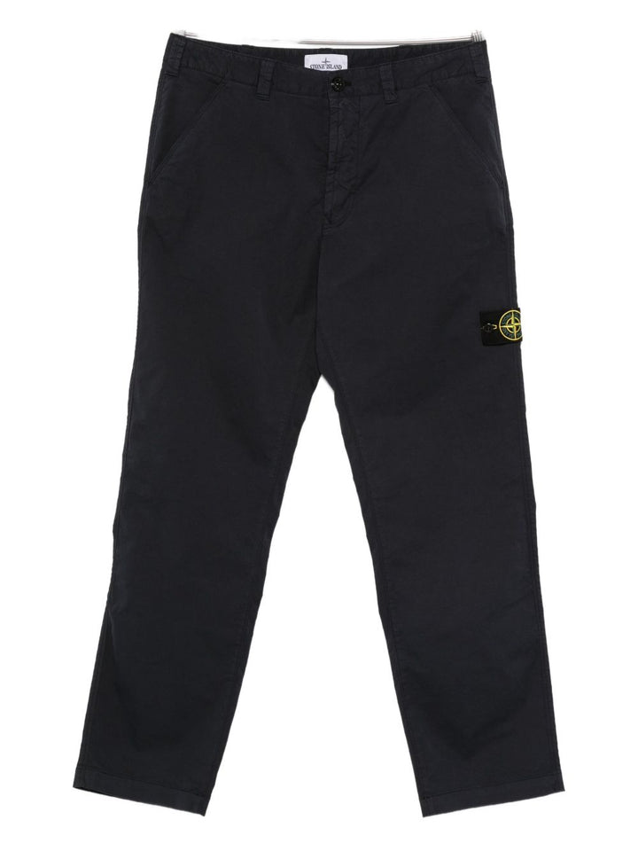 Stone Island Trousers - Blue and green | ddaace15c02eb10fb536000d7ffcc24b42e79d21