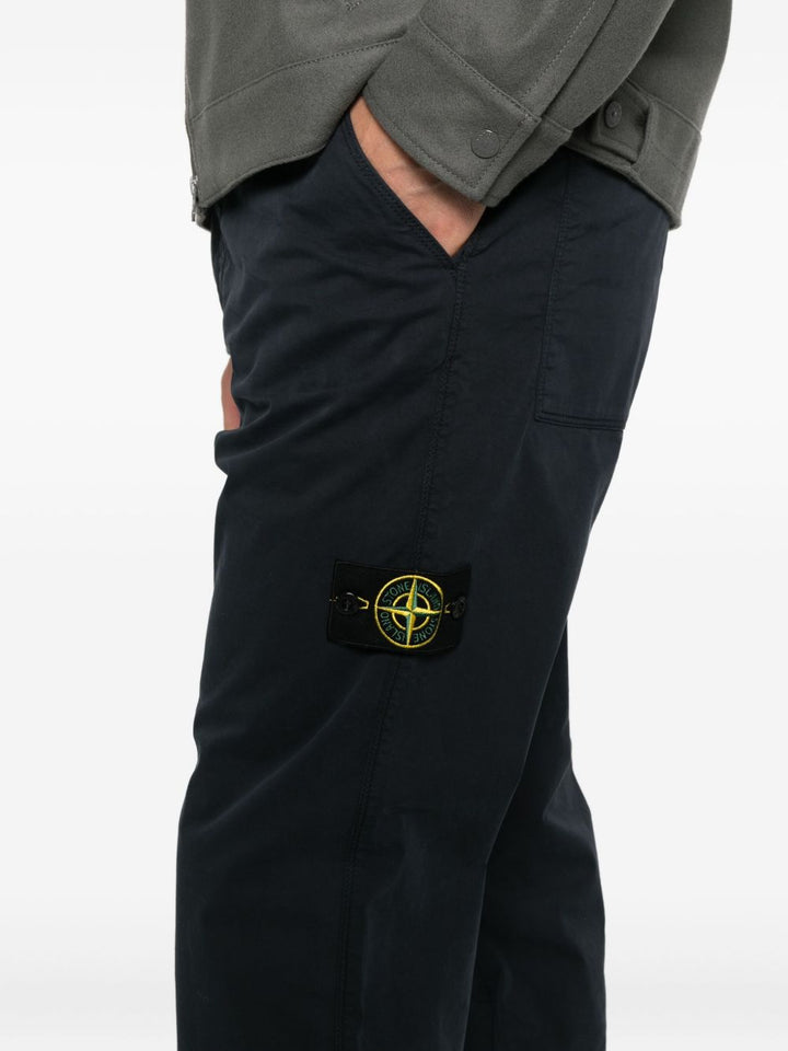 Stone Island Trousers - Blue and green | 88f0b7d262a1c807e6982a367c84401c86259848