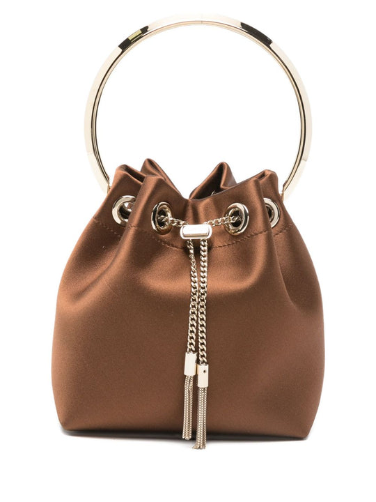 Bon Bon Leather Bucket Bag