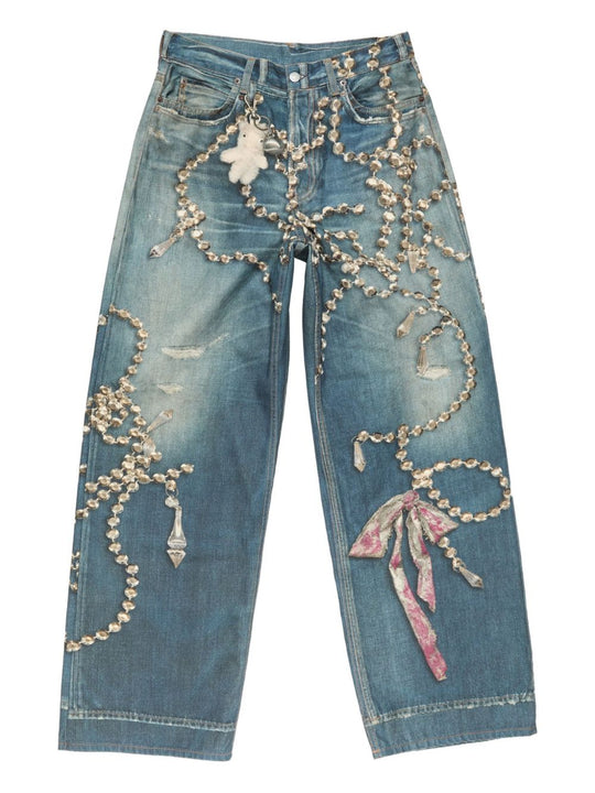 Jeans Blue And Green