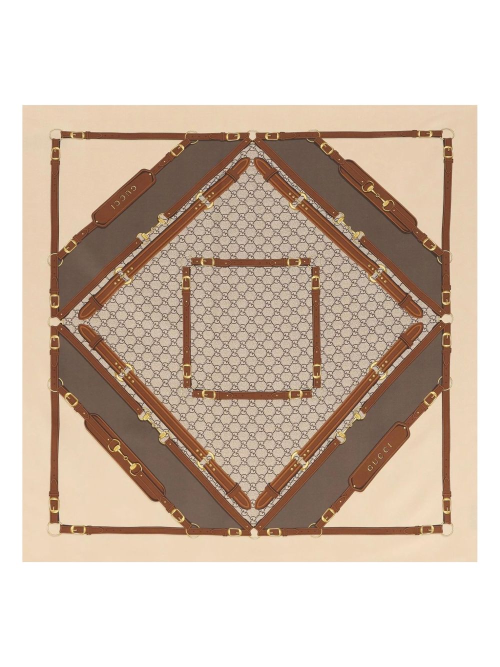 Gucci Scarfs - Marrone | 1adc160f1bf7c1e27e95178df534eff1eef657d6