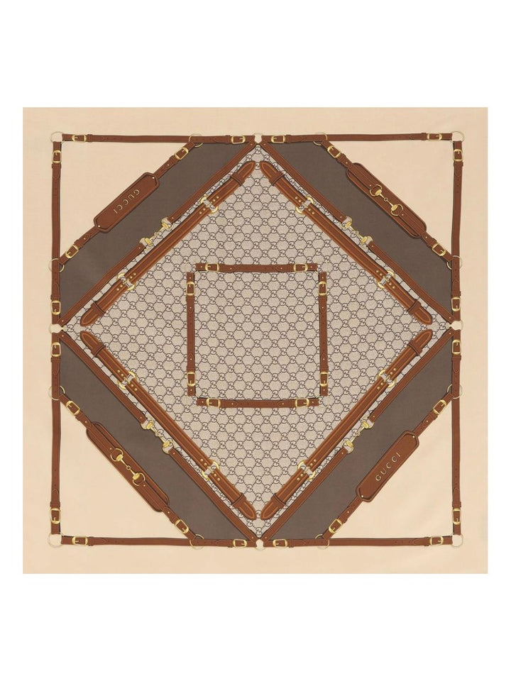 Gucci Scarfs - Marrone | 1adc160f1bf7c1e27e95178df534eff1eef657d6