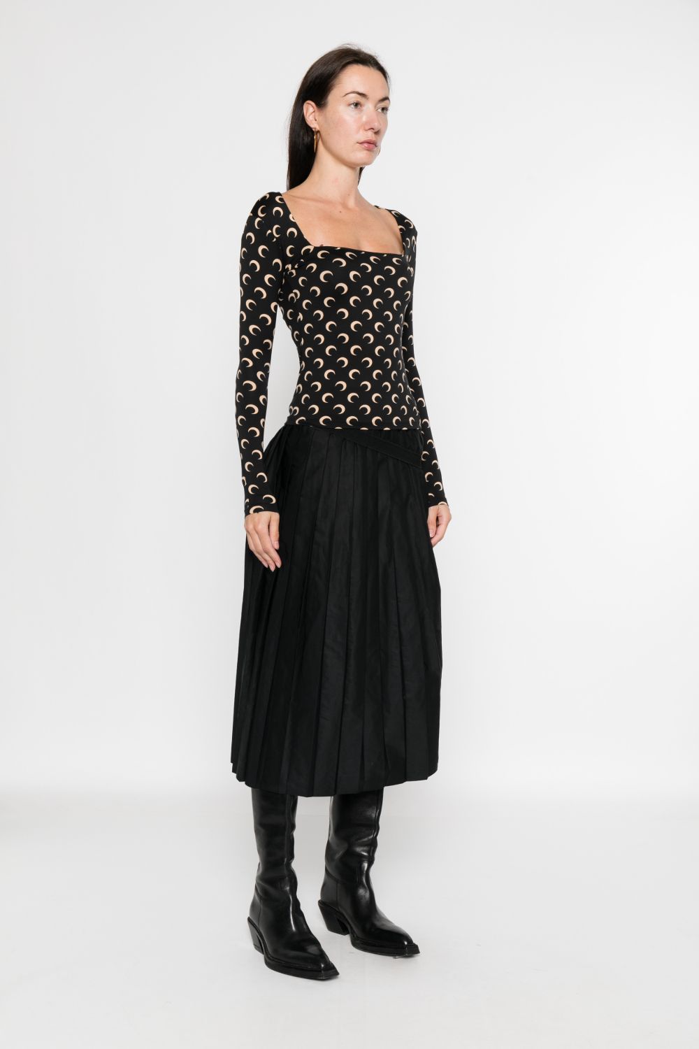 Marine Serre Top - Blacks and greys | 8c504a379469ca6670f87933089f9466fcda1e97