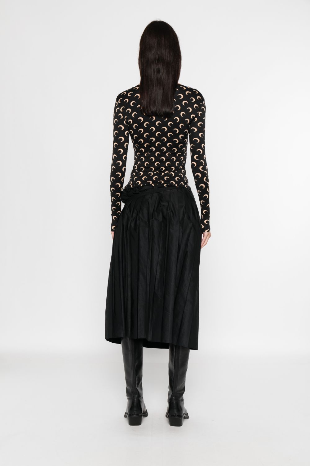 Marine Serre Top - Blacks and greys | 67c77d8be8f01324e00c3db5dc683602bebdf2cf