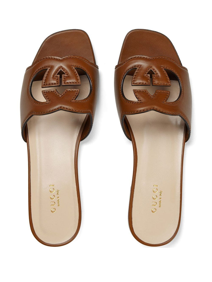Gucci Sandals - Marrone | a9e37171f9e81e9f139116e53c19040dc3e6fd14