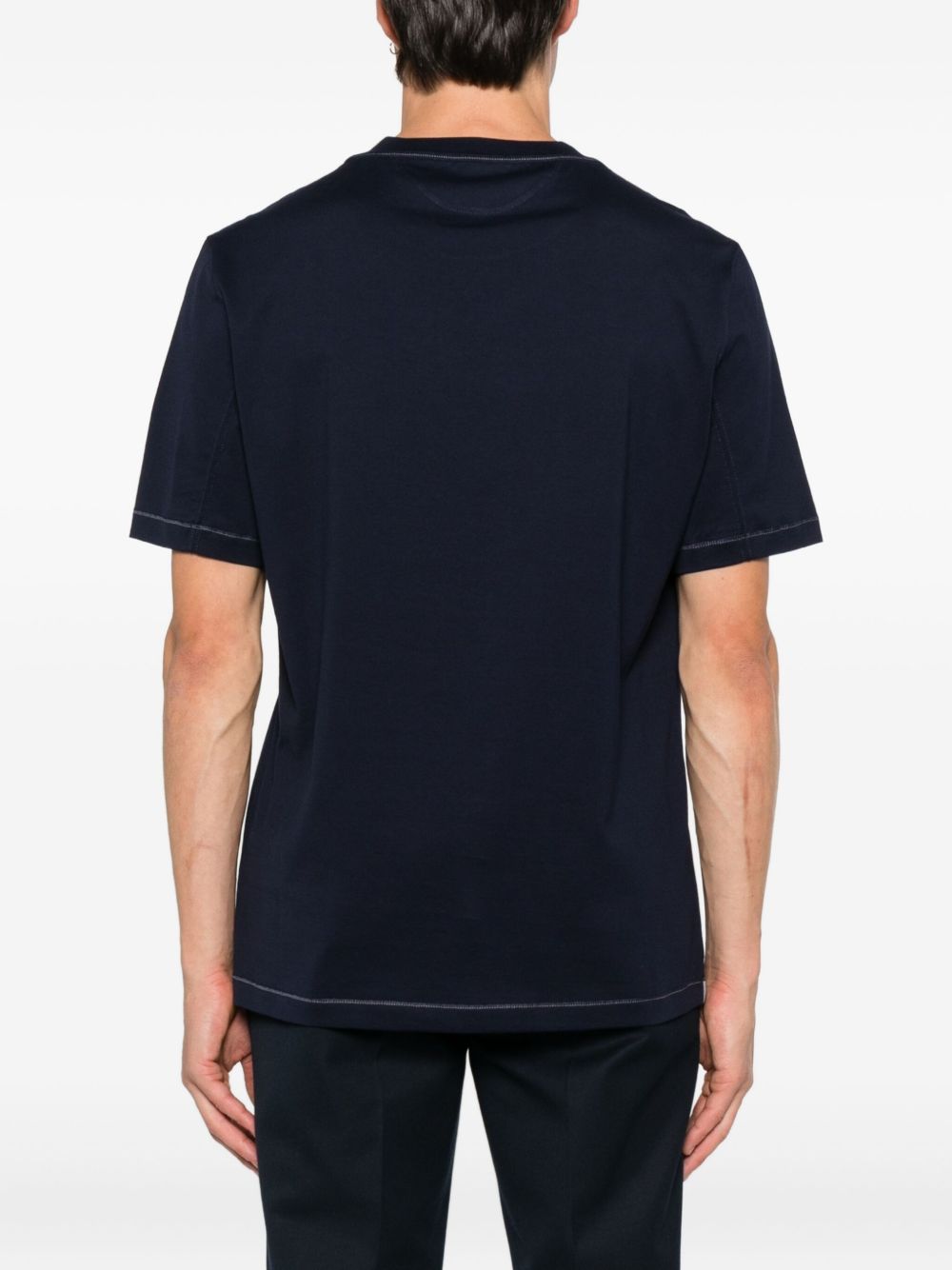 Brunello Cucinelli T-shirts and Polos - Blue and green | 7c2df3afaa0c4dd2d397ff2659b6b98e96972f1d