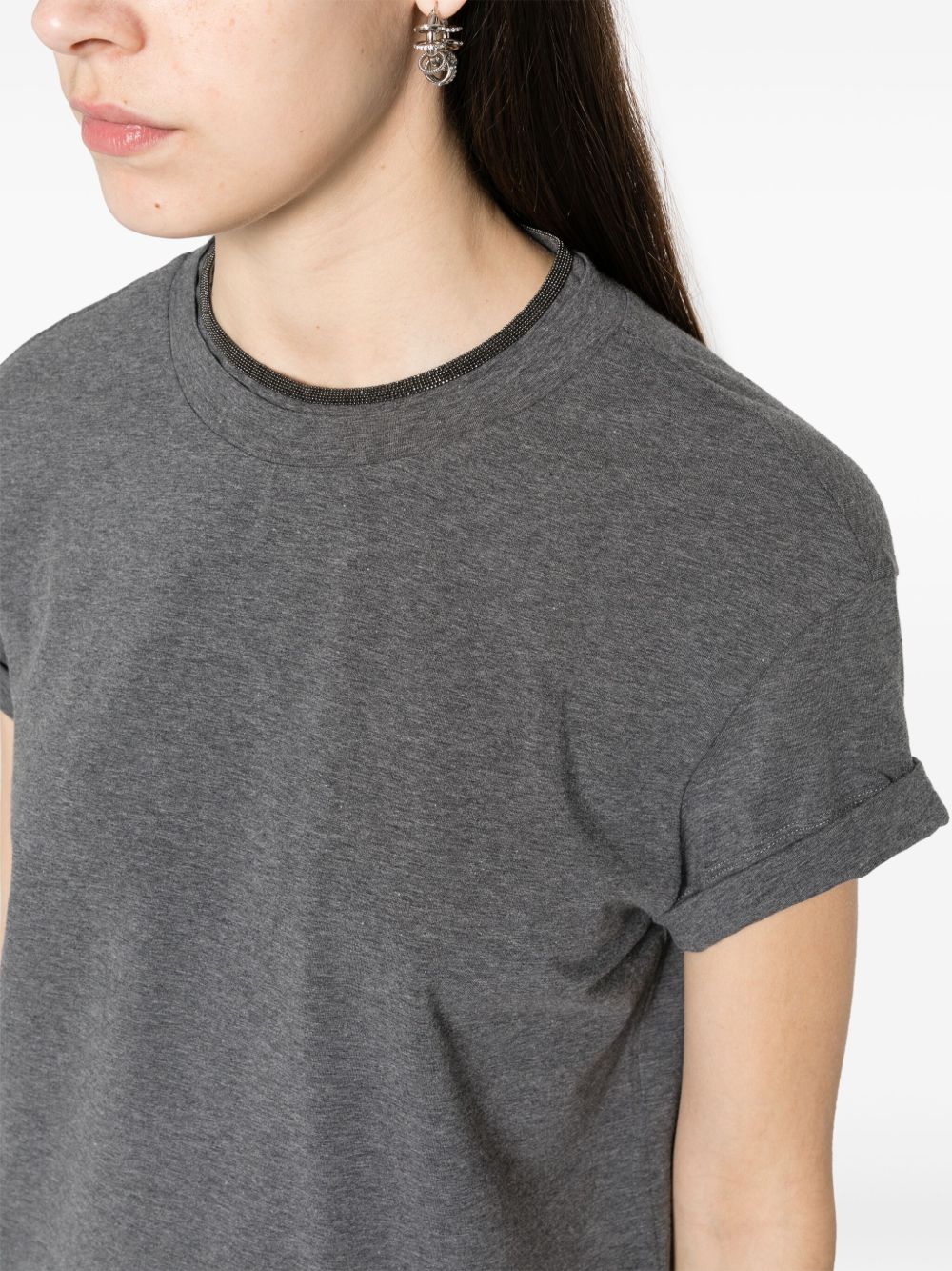 Brunello Cucinelli T-shirts and Polos - Blacks and greys | 5be844cda75a1151d0f8777514a8f8c12efff1a7