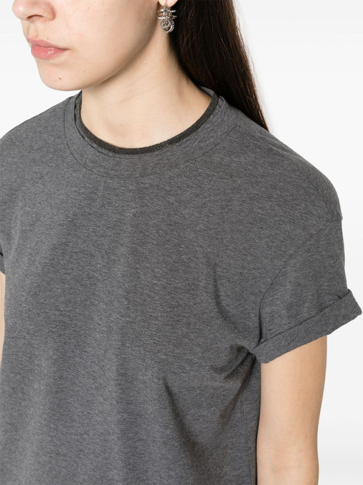 Brunello Cucinelli T-shirts and Polos - Blacks and greys | 5be844cda75a1151d0f8777514a8f8c12efff1a7