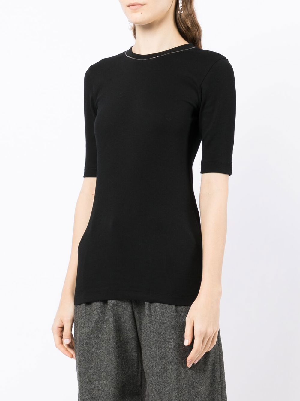 Brunello Cucinelli T-shirts and Polos - Blacks and greys | b07ebb9798bc073f8fe25d0f09f0f735100be443