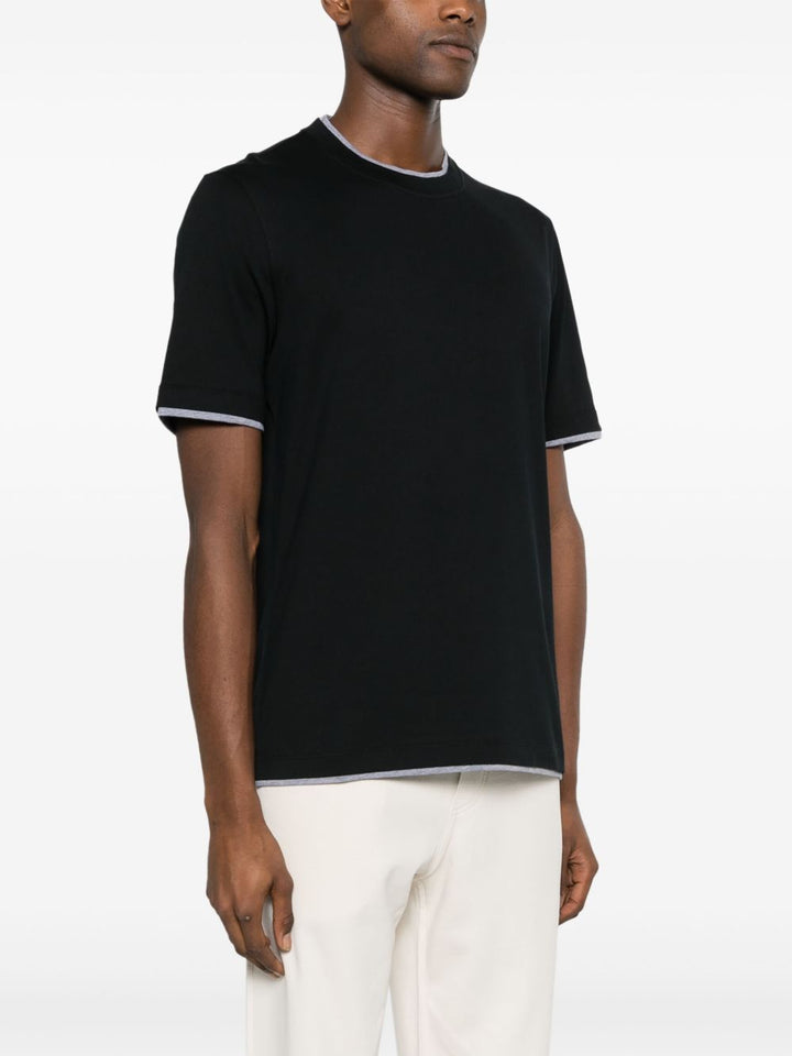 Brunello Cucinelli T-shirts and Polos - Blacks and greys | c1a903fb99bf0a15ce52f32847466e6147a5c6fb