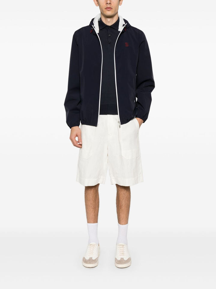 Brunello Cucinelli Coats - Blue and green | 4b1803ec087aee0281ad270580b71d8f3b2ba6d8