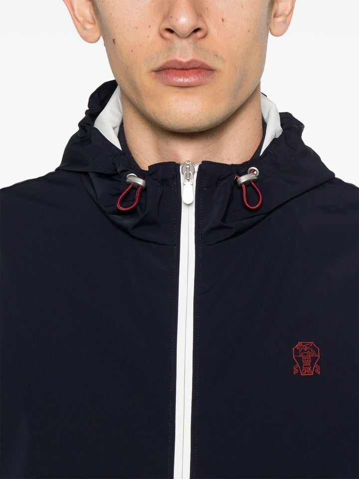 Brunello Cucinelli Coats - Blue and green | 5fa0caee4926f3e9846abe29df9df3fa780d1108