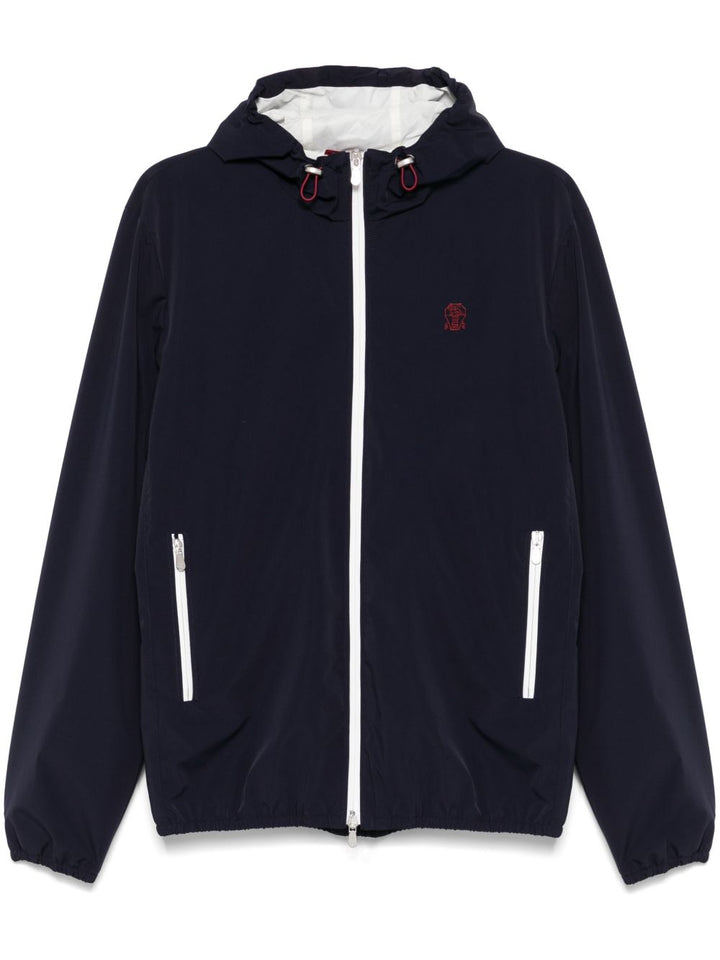 Brunello Cucinelli Coats - Blue and green | 80ce3de965e3cdc8f26ff17cc852c9db86845b0f